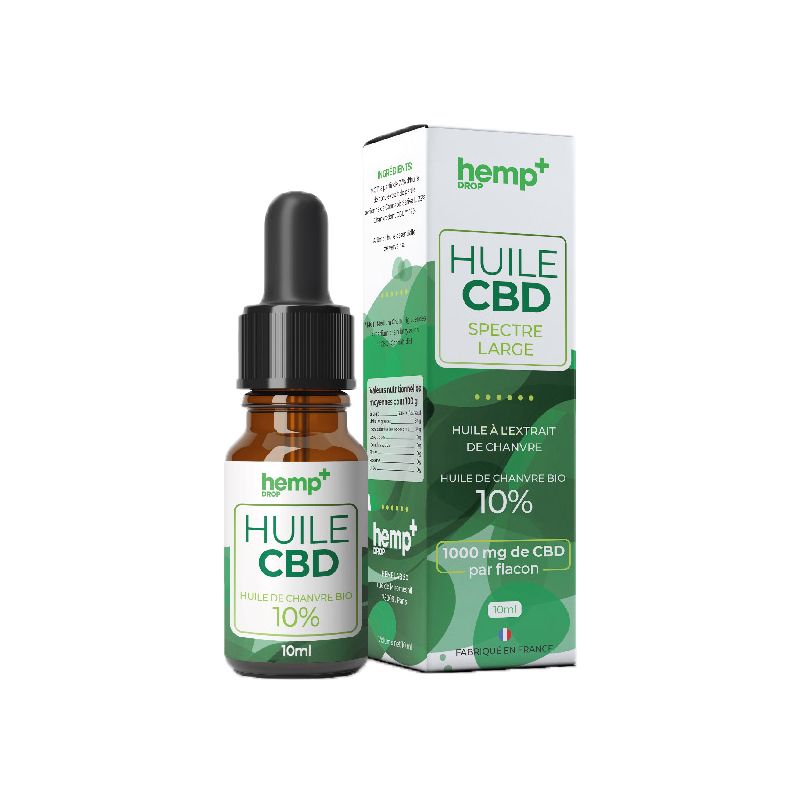Huile CBD 10ml Chanvre naturel- HempDrop