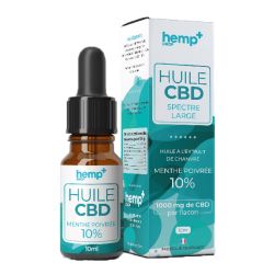 Huile CBD 10ml Menthe Poivrée- HempDrop