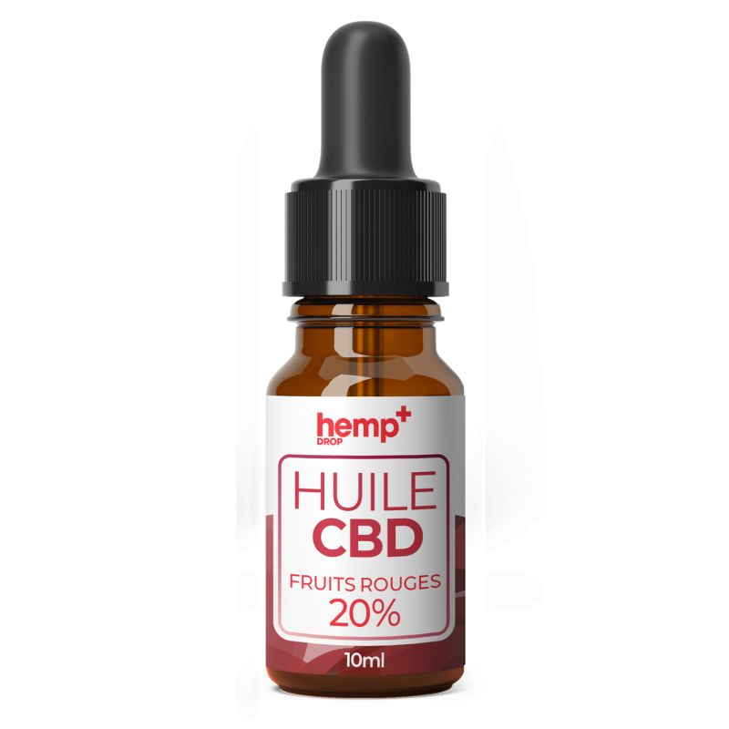 Huile CBD 10ml Fruits rouges - HempDrop