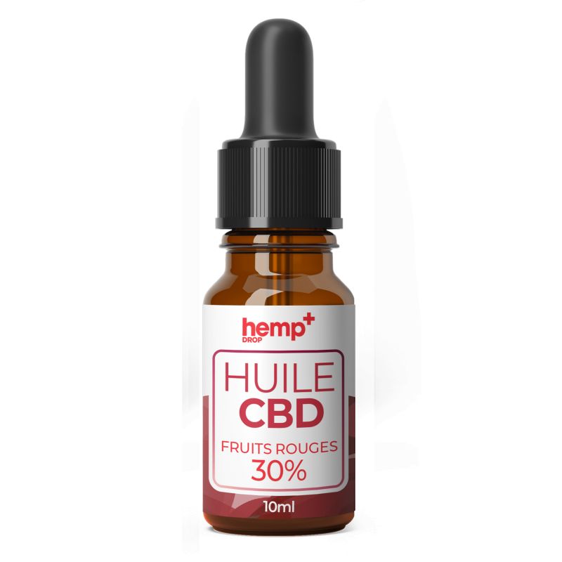 Huile CBD 10ml Fruits rouges - HempDrop